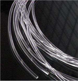 Fibra óptica de plástico transparente con brillo lateral de 2.0 mm