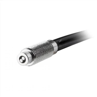 Sensor láser de fibra de tuerca M4 para transmisión de datos