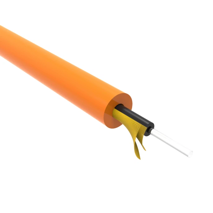 Cable de fibra óptica de plástico con Kevlar