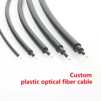 Cables POF de fibra óptica de plástico de un solo núcleo con clasificación UL