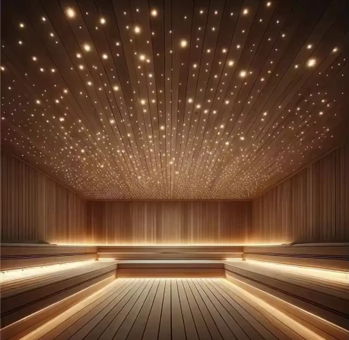 Luces de fibra óptica LED RGB luminosas estrelladas montadas en el techo