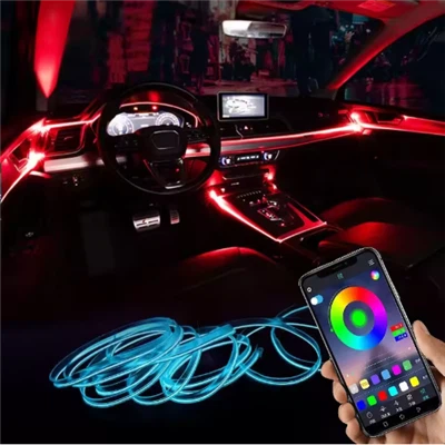 Luz ambiental del coche