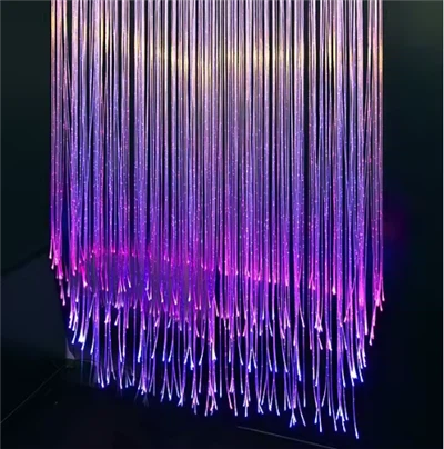 Cortina de luz de fibra óptica