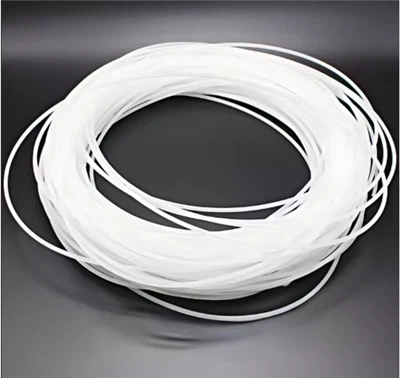Fibra óptica blanca lechosa